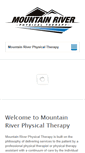 Mobile Screenshot of mountainriverpt.com