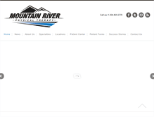 Tablet Screenshot of mountainriverpt.com